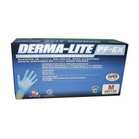 X-Large 8 mil Thick Pack of 50 SAS Safety 6609-40 Derma-Max Powder-Free Nitrile Disposable Glove